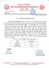 भुक्तानी कार्य सम्पन्न भएको सम्बन्धमा ।