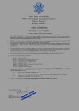 RFP Notice  of IEE for Extraction of river bed material on Simta Rural municipality